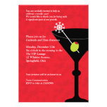Christmas Martini & Merriment - Company Party Personalised Invites