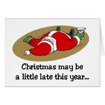 Christmas may be Late card