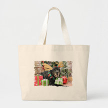 Christmas - Mixed Breed - Harry Canvas Bags