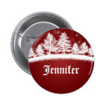 Christmas Name Badge Template Red Buttons buttons