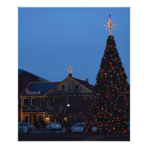 Christmas on the Square Photographic Print