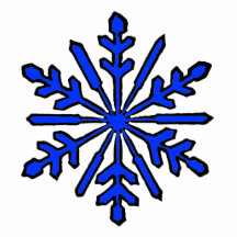 Christmas Ornament Snowflake 1 Blue Photo Sculpture