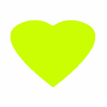 Christmas Ornaments Heart Yellow Light Photo Sculpture