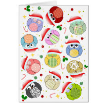 Christmas Owls Design Cards