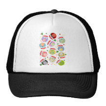 Christmas Owls Design Trucker Hat