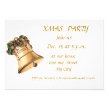 Christmas Party Invitation Candles
