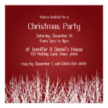 Christmas Party Invitations Holiday Party Invites