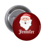 Christmas Party Santa Claus Name Tags buttons