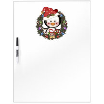 Christmas Penguin Holiday Wreath