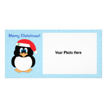 Christmas Penguin Photo Card