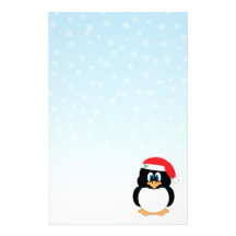 Christmas Penguin Stationery
