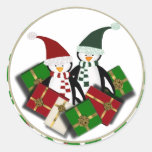 Christmas Penguins Stickers