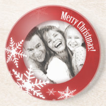 Christmas Personalised photo coaster