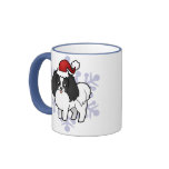 Christmas Phalene / Japanese Chin Mug