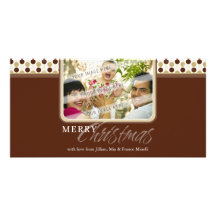 CHRISTMAS PHOTOCARD :: minispot snowflake 2B Picture Card