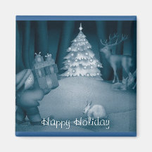 Christmas PRESENTS Cute Fridge Magnets