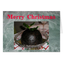 Christmas Pudding Greeting Cards