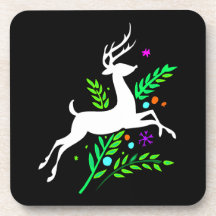 Christmas Reindeer Drink Coasters