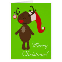 Christmas Reindeer Greeting Cards