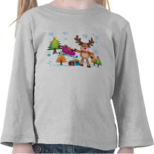 Christmas Reindeer shirt for kids