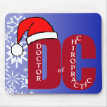 CHRISTMAS SANTA DC DOCTOR  CHIROPRACTIC  MEDICINE MOUSE PADS