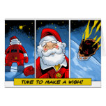 Christmas. Santa's wish Greeting Card