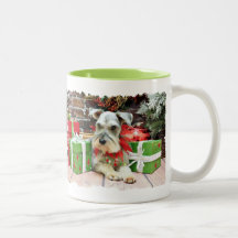 Christmas - Schnauzer - Heinz Mugs
