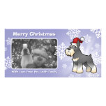Christmas Schnauzer Picture Card