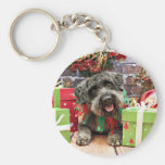 Christmas - Schnoodle - Dexter Key Chain