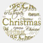 Christmas Season Envelope Seals stickers