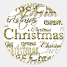 Christmas Season Envelope Seals Sticker