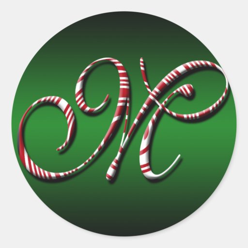 Christmas Season Greeting Cards Seals Round Stickers