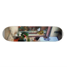 Christmas Shop Custom Skateboard