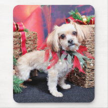Christmas - Shorkie - Charlie Mousepad