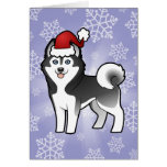 Christmas Siberian Husky / Alaskan Malamute Cards