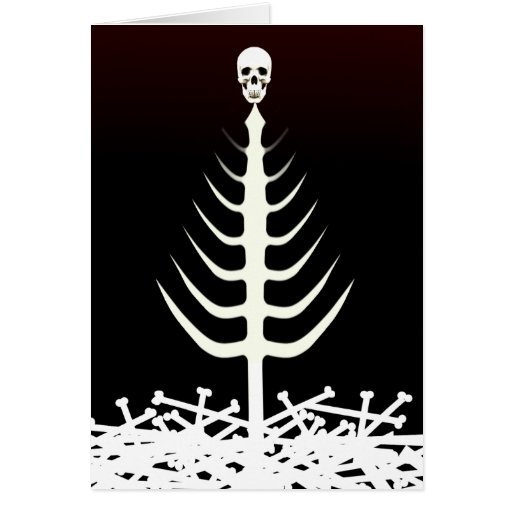 christmas skeleton tree cards zazzle christmas skeleton tree cards zazzle