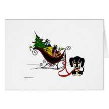Christmas Sleigh Greeting Cards