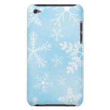 Christmas Snowflake Pattern iPod Touch Case