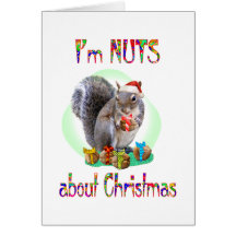 Christmas Squirrel Cards
