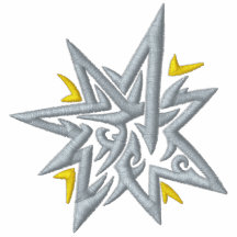 Christmas Star Embroidered Shirt
