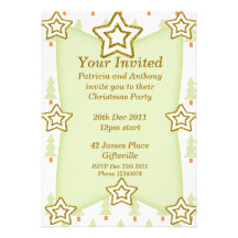 Christmas Star Party Invitation