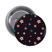 Christmas Stars Button