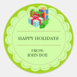 Christmas Sticker Label