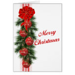 Christmas Swag Greeting Card