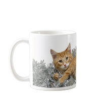 Christmas tabby mugs