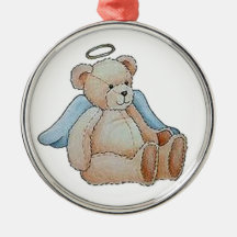 Christmas Teddy Bear Angel Christmas Ornaments