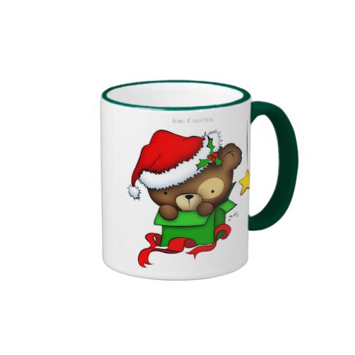Christmas Teddy Bear Box mug