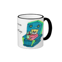 CHRISTMAS TEDDYBEAR WITH PRESENT mug