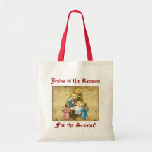 Christmas Tote Canvas Bags