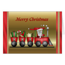 Christmas Train card